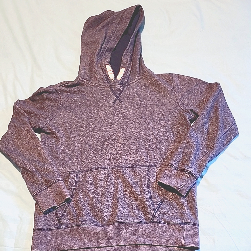 H&M Blue-gray Heather Hooded Jacket Boys 8-10Y